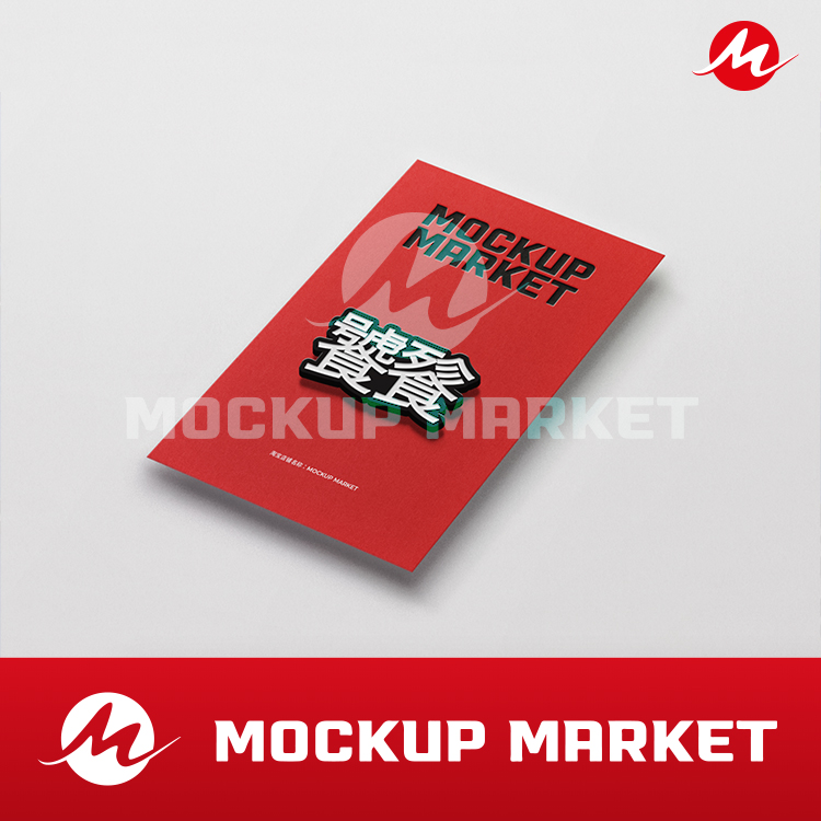 Enamel Pin Mock-ups Ʒʽmockupز