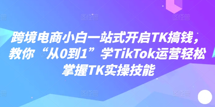 羳СһվʽTKǮ㡰01ѧTIKTOKӪTKʵټ